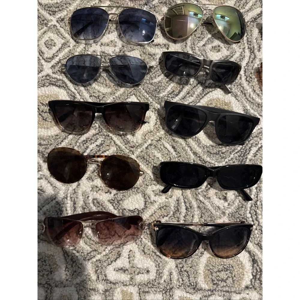 Wholesale Bulk Lot / Group of 56 all included Sunglasses:Square, Round,Aviator+